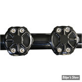 RISERS LA CHOPPERS - FUSION HANDLEBAR RISERS - 1" - NOIR BRILLANT