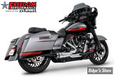 - ECHAPPEMENT FREEDOM PERFORMANCE - SHORTY 2EN1 - AMERICAN OUTLAW  - TOURING 17UP MILWAUKEE-EIGHT® - CHROME / EMBOUTS :NOIR SCULPTE - HD01071