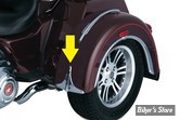 BAVETTES DE GARDE BOUE - TRIKE HD - KURYAKYN - LEADING EDGE REAR FENDER ACCENTS - CHROME - 7217