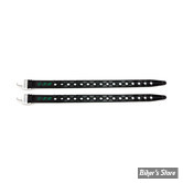 SANGLES D'ARRIMAGE - ROEG - STRAPS - NOIR / VERTE - 23 CM