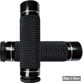 POIGNEES AVON - K25 GRIPS - TIRAGE ELECTRONIQUE - NOIR / EMBOUT : NOIR - K25-ANO-FLY