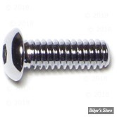 VIS TETE BOMBEE 1/4"-20 X 19MM / 3/4"- ALLEN - CHROME