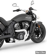 ECHAPPEMENT -  FREEDOM PERFORMANCE - INDIAN SCOUT 14UP - SHORTY 2 EN  1 - AMERICAN OUTLAW - CHROME/ NOIR / CHROME - IN00191