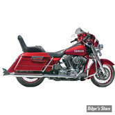 ECHAPPEMENT SAMSON - TRUE DUAL CROSSOVER - TOURING 10UP - LONGTAIL - 33" X 4" - CHROME - SANS CHICANES