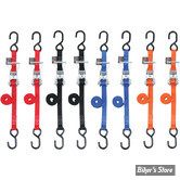 SANGLES - POWERTYE - 1" RATCHET TIE DOWN - COULEUR : ROUGE