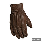 GANTS - ROLAND SAND DESIGN - RSD - LEATHER - ROURKE - TOBACCO/MARRON - TAILLE S