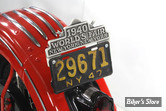 EMBLÊME D'ENTOURAGE DE PLAQUE D'IMMATRICULATION - WORLD'S FAIR LICENSE PLATE TOPPER