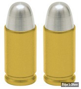 BOUCHONS DE VALVE TRIK TOPZ - BULLET - DOREE