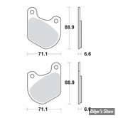 PLAQUETTES - 43395-80A - SBS 1 - STREET CARBON TECH ORGANIC