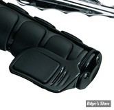 POIGNEES KURYAKYN - ISO GRIP / ISO FLAME - THROTTLE BOSS CONTOURED - NOIR - 6318