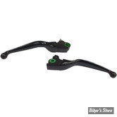 ECLATE L - PIECE N° 06 / 08 - KIT LEVIERS TOURING FLHTCUTG / FLTRT 17UP - OEM 41700423 - WIDE BLADE LEVER SET / LARGE - DRAG SPECIALTIES - NOIT MAT