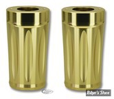 ECLATE N - PIECE N° 68 - COUVRES TUBES DE FOURCHE - ZODIAC - SOFTAIL FLSTF / FLSTN 90UP - HORNET - BRONZE