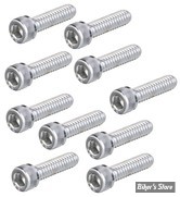 VIS TETE ALLEN / BTR - 10-24 X 19MM / 3/4" - COLONY - CHROME - LE PAQUET 10 PIECES