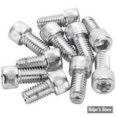 VIS TETE ALLEN / BTR - METRIQUE - M5 x 10MM - CHROME - LES 10 PIECES