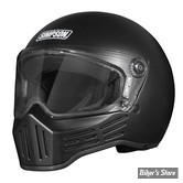- CASQUE INTEGRAL - SIMPSON - Simpson M30 helmet - COULEUR : NOIR MAT - TAILLE L