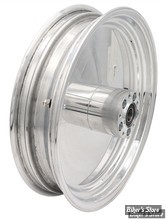 - 18 x 3.50 - ROUE ULTIMA ALUMINIUM - ARRIÈRE - APPLICATION CUSTOM AXE 3/4" - SOLID - D-F - SOLID REAR Wheel  - POLI - 37-552