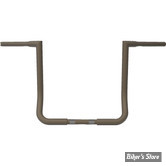 - GUIDON APEHANGER - GUIDON LA CHOPPERS - TWIN PEAKS BAGGER - 1" 1/4 - HAUTEUR : 35.50 CM / 14" - BRONZE  - LA-7361-14Z