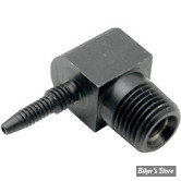 RACCORD GOODRIDGE SNIPER II - MALE - DIAMETRE DE FILETAGE : 1/8 NPT - ORIENTATION : 90° - ML822-02-18BDY - COULEUR : NOIR