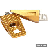 - REPOSES PIEDS THRASHIN SUPPLY COMPAGNY - P-54 SLIM FOOTPEGS - P-54 EXTRA GRIP FOOTPEGS - 2.25" - GOLD