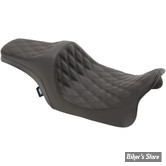 SELLE DRAG SPECIALTIES - PREDATOR III SEAT - TOURING 08UP - DOUBLE DIAMOND / NOIR / COUTURES : NOIR  - 0801-1114