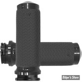 POIGNEES AVON - MEMORY GRIPS - DIAMETRE : 1.625" / 41MM / LARGE - ROUND - FINITION : NOIR ANODISE - 956137 / MF-63B-ANO