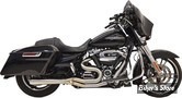 ECHAPPEMENT - BASSANI - TOURING 17UP MILWAUKEE-EIGHT® - 2-into-1 Road Rage III Exhaust System - INOX - 1F22SSE