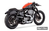 ECHAPPEMENT - FREEDOM PERFORMANCE - TURNOUT 2EN1 - SPORTSTER 04UP - CORPS : CHROME / SORTIE : NOIR SCUPLTE 