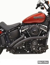 ECHAPPEMENT - BASSANI - SOFTAIL FXBB / FXLR / FLHC / FLFB / FXFB / FXBRS 18UP - SWEEPER RADIUS 2 EN 2 - NOIR - 1S21FB