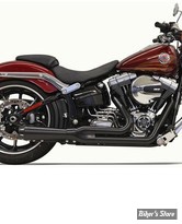 ECHAPPEMENT BASSANI - ROAD RAGE 2EN1 - SOFTAIL FXSB/SE 13/17 / FXCW/C 08/11 FXSTSSE 2009 - COURT/NOIR - 120HP+