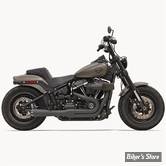 ECHAPPEMENT - BASSANI - SOFTAIL FLSL SLIM  / FXFB FAT BOB -2-1 ROAD RAGE - NOIR