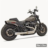 ECHAPPEMENT - BASSANI - SOFTAIL FLSL SLIM  /  FXFB FAT BOB - 2-1 ROAD RAGE - INOX