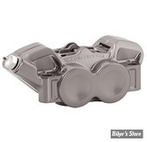 ETRIER RADIAL - ENTRE AXES : 100MM - ETRIER AVANT ARLEN NESS - 4-PISTONS - 100MM MONOBLOCK RADIAL BRAKE CALIPER - COTÉ : GAUCHE - TITANE - 320-009