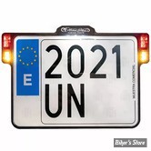 - SPAIN - SUPPORT DE PLAQUE D'IMMATRICULATION - HEINZ BIKE - SLIP-INN À LED 3 FONCTIONS - FORMAT : 220 X 160 MM - NOIR - HBKZ2.0-MB-3TS-E