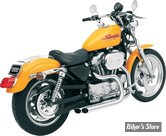 ECHAPPEMENT BASSANI - PRO-STREET - SPORTSTER 86/03 AVEC COMMANDE AVANCEE - SLASH-CUT - CHROME - XL-325F