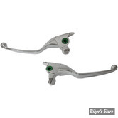ECLATE L - PIECE N° 06 / 08 - KIT LEVIERS - OEM 36700133A / 42859-06B - TOURING 17/20 - WIDE BLADE LEVER SET / LARGE - DRAG SPECIALTIES - CHROME - 