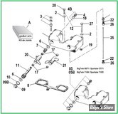  ECLATE F - PIECE N° 00 - ECLATE PIECES CULBUTEURS - SPORTSTER IRONHEAD 57/85