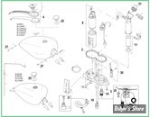  ECLATE A - PIECE n° 00 - ECLATE DES PIECES D'ESSENCE - SPORTSTER 2007/2021