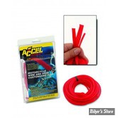 GAINE DE FAISCEAU & CABLE - ACCEL - COULEUR : Rouge - 2007RD