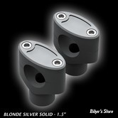 RISERS FIGURE MACHINE - CLEAN RISERS - HAUTEUR : 4.5" - BLONDE SILVER