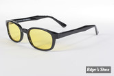 LUNETTES SOLEIL - KD'S - ORIGINAL KD'S - VERRE : JAUNE - MONTURE : NOIR - 20112