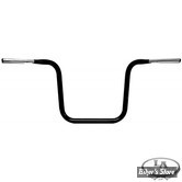 - GUIDON 32mm SUR RISERS 32MM / GUIDON APEHANGER - GUIDON L.A CHOPPERS - HEFTY - 14" APE HANGER - NOIR