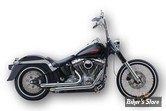 ECHAPPEMENT SANTEE - DRAG PIPES - SOFTAIL 86/11 - 2 1/4" - NOIR