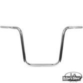 - GUIDON 32mm SUR RISERS 32MM / GUIDON APEHANGER - GUIDON L.A CHOPPERS - HEFTY - 16" APE HANGER - CHROME