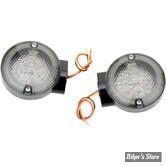 ECLATE K - PIECE N° 30 - AV / 2 FONCTIONS - CLIGNOTANTS AVANT LED - FL 86UP - DOUBLE FONCTIONS - DRAG SPECIALTIES - Corps : Noir