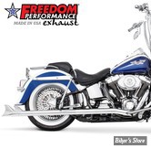 - ECHAPPEMENT FREEDOM PERFORMANCE TRUE DUAL - SHARKTAIL - 32" - SOFTAIL 86/06 - CHROME - HD00202