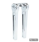 RISERS LA CHOPPERS - PERFORMANCE RISERS - 1" - DROIT - HAUTEUR  : 25CM / 10" - CHROME - LA-7470-10C