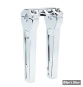 RISERS LA CHOPPERS - PERFORMANCE RISERS - 1" - DROIT - HAUTEUR  : 20CM / 8" - CHROME - LA-7470-08C