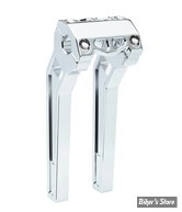 32MM - LA CHOPPERS - PERFORMANCE RISERS - 1" 1/4 - PULLBACK - HAUTEUR  : 25CM / 10" - CHROME - LA-7481-10C