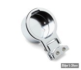 ECLATE A1 - PIECE N° 11 - SUPPORT DE COMPTEUR - LA CHOPPERS - DYNA / SPORTSTER  - 1 INSTRUMENT - CHROME - LA-7397-01C