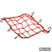 FILET CARGO - EMGO - BUNGEE NET - DIMENSIONS : 15" X 15" (38CM X 38CM) - COULEUR : ROUGE